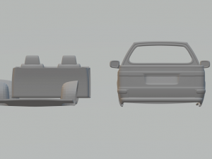 volkswagen caddy 95 3D Принт Модель