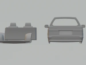 volkswagen caddy 95 3D Print Model
