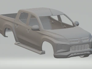 mitsubishi l200 cabina doble 2019 Modelo de impresión 3D