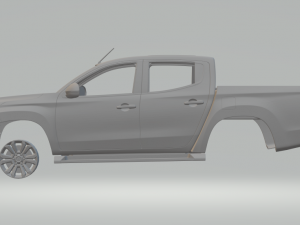 mitsubishi l200 crew cab 2019 3D Принт Модель