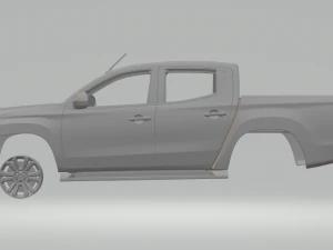 mitsubishi l200 crew cab 2019 3D Print Model