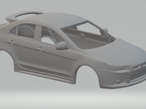 mitsubishi lancer sportback 3D Print Model