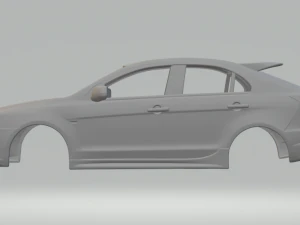 mitsubishi lancer sportback 3D Print Model