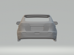 mitsubishi lancer sportback 3Dプリントモデル