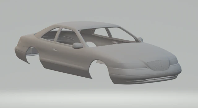lincoln mark mk8 1998 3D Print Model .c4d .max .obj .3ds .fbx .stl .blend 