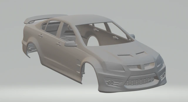 holden hsv gts 3D Print Model .c4d .max .obj .3ds .fbx .stl .blend 