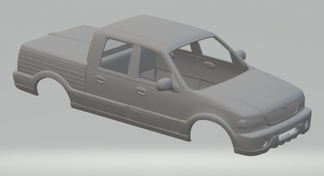 lincoln blackwood 01 3D 打印模型 .c4d .max .obj .3ds .fbx .stl .blend