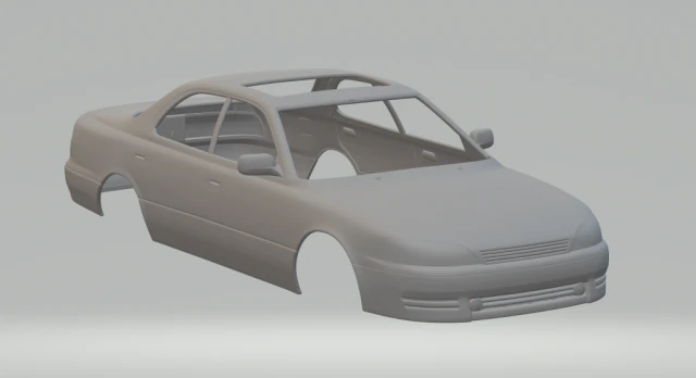 lexus es 1992 3D Print Model .c4d .max .obj .3ds .fbx .stl .blend
