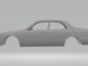 lexus es 1992 3D Print Model