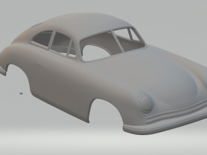 porsche 356 1948 Modèles 3D en vedette