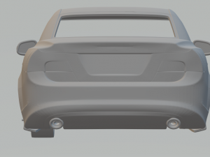 volvo c70 3D Print Model