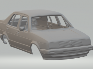 volkswagen jetta mk2 84 3D Print Model