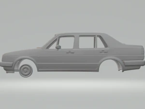 volkswagen jetta mk2 84 3D Print Model