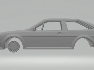 volkswagen scirocco mk2 3D Print Model