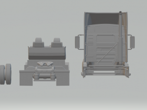 volvo 630 truck 2012 3D Принт Модель