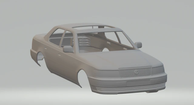 lexus ls mk1 89 3D Print Model .c4d .max .obj .3ds .fbx .stl .blend 