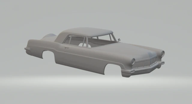 lincoln continental mark i 3D Print Model .c4d .max .obj .3ds .fbx .stl .blend 
