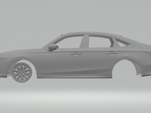 honda civic mk11 sedan 22 3D Print Model
