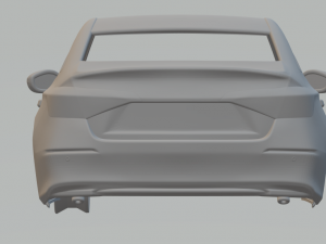 honda civic mk11 sedan 22 3D Print Model