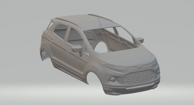 ecosport Modello di stampa 3D .c4d .max .obj .3ds .fbx .stl .blend