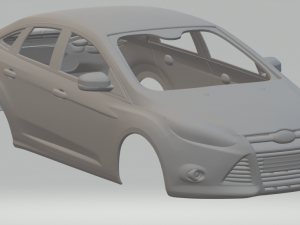 fordfocus focus sedan Modelo de Impressão 3D