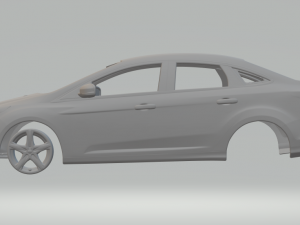fordfocus focus sedan 3D Print Model