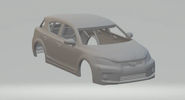 lexus ct 200 h 2011 3D Print Model .c4d .max .obj .3ds .fbx .stl .blend 