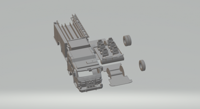 pierce vienna pumpe fire truck e402 2014 3D Print Model .c4d .max .obj .3ds .fbx .stl .blend 