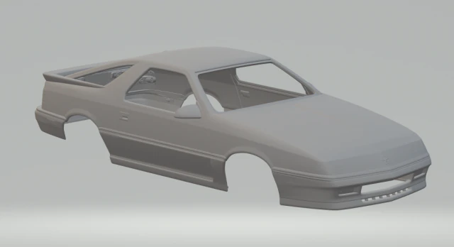 chrysler daytona 3D Print Model .c4d .max .obj .3ds .fbx .stl .blend 