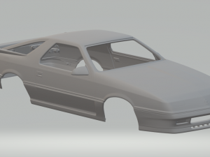 chrysler daytona 3Dプリントモデル