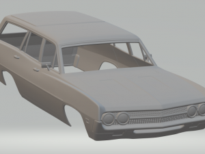 ford-torino station wagon 3D 프린트 모델