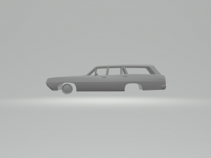 ford-torino station wagon Modèles 3D en vedette