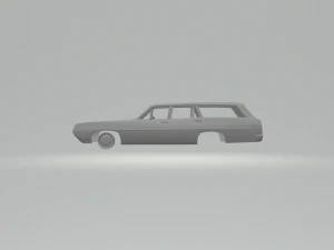 ford-torino station wagon 3D Print Model