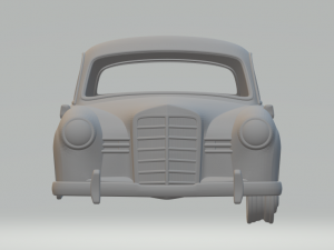 mercedes-benz ponton 180 w120 3D-printmodel