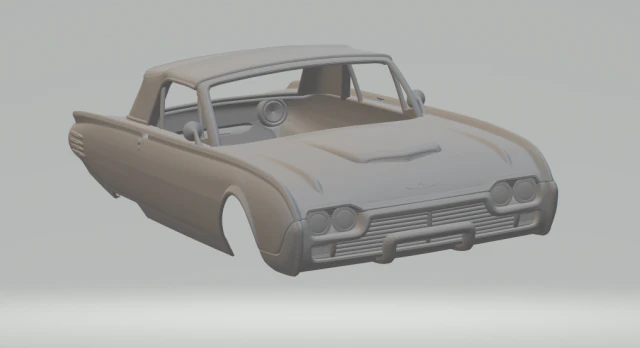 thunderbird 3D Print Model .c4d .max .obj .3ds .fbx .stl .blend 