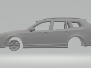 saab 9-3 x mk2 2009 3D Print Model