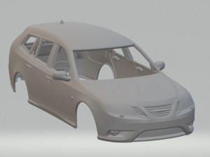 saab 9-3 mk2f sport combi 08 Modelo de impresión 3D