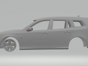 saab 9-3 mk2f sport combi 08 3D Принт Модель