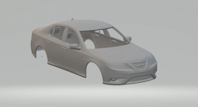 saab 9-3 mk2f sport combi 08 3D Print Model .c4d .max .obj .3ds .fbx .stl .blend 