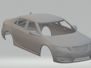 saab 95 2010 3Dプリントモデル
