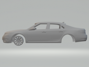 saab 95 2010 3D Print Model