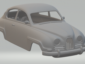 saab 96 1960 3D Принт Модель
