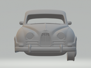 saab 96 1960 Modèles 3D en vedette