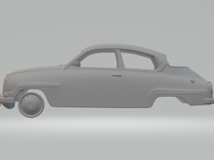 saab 96 1960 Modèles 3D en vedette