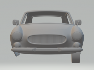 volvo p1800 1973 3Dプリントモデル