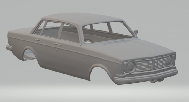 volvo 144 sedan 67 3D Принт Модель .c4d .max .obj .3ds .fbx .stl .blend 