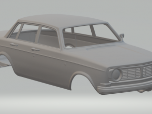 volvo 144 sedan 67 3Dプリントモデル