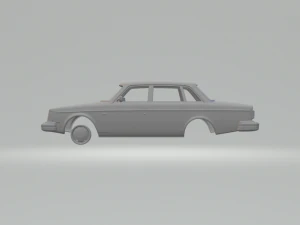 volvo 244 sedan 75 3D Print Model