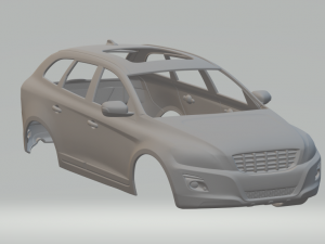 volvo x60 3Dプリントモデル
