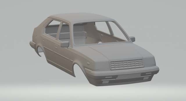 volvo 345 5door 80 3D Print Model .c4d .max .obj .3ds .fbx .stl .blend 